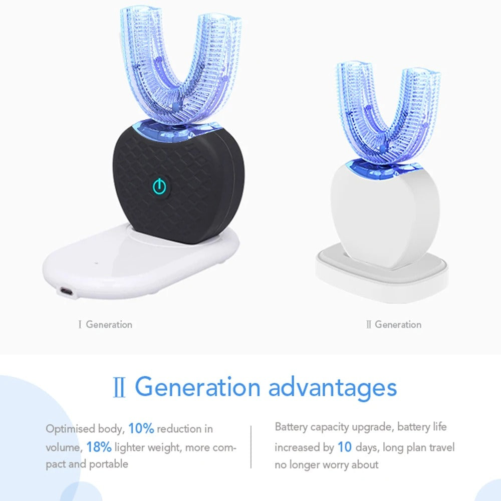 Smart Electric Toothbrush USB Rechargeable U-shaped Tooth