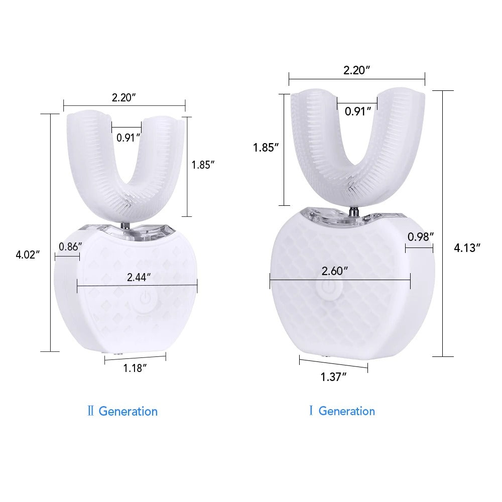 Smart Electric Toothbrush USB Rechargeable U-shaped Tooth