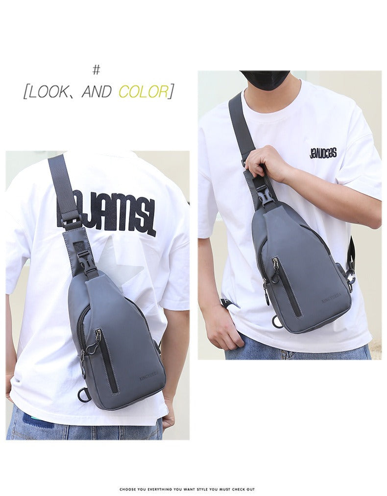 Wear-resistant Large Capacity Crossbody Chest Bag