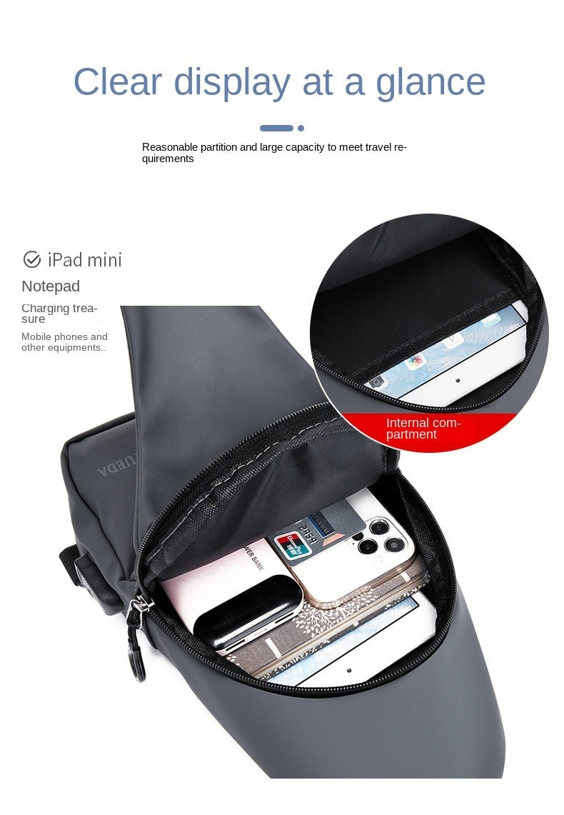 Wear-resistant Large Capacity Crossbody Chest Bag