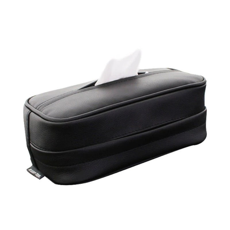 Car PU Hanging Leather Box Car Pumping Paper Bag