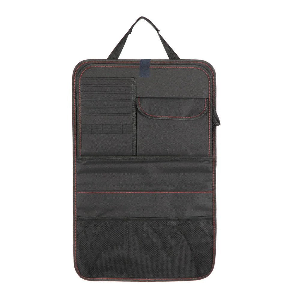 Car Seat Back Organizer Bag Foldable Dining Table Tray Travel Storage Bag