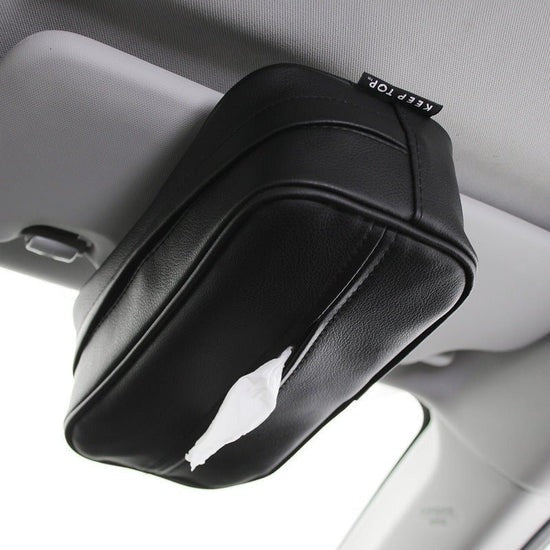 Car PU Hanging Leather Box Car Pumping Paper Bag