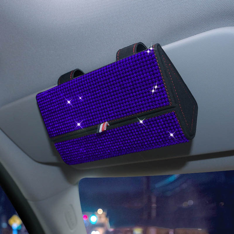 Multifunctional Glasses Case For Diamond-Encrusted Car