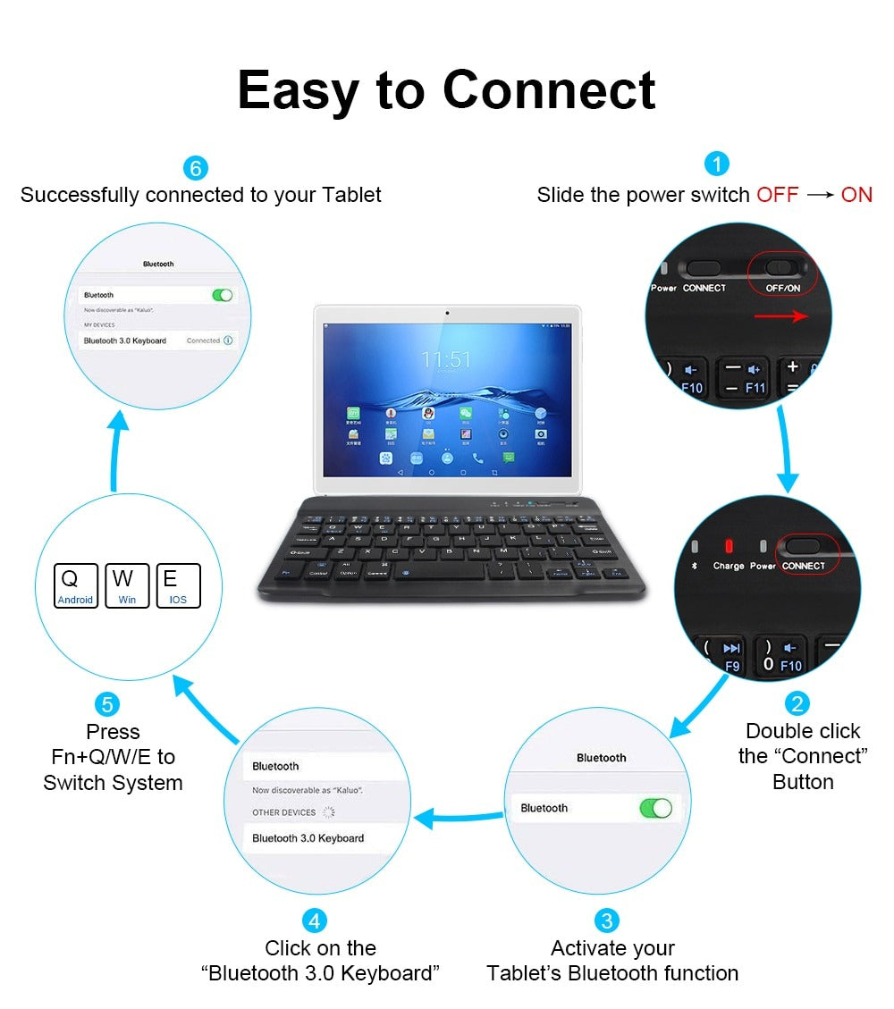 Mini Bluetooth wireless keyboard