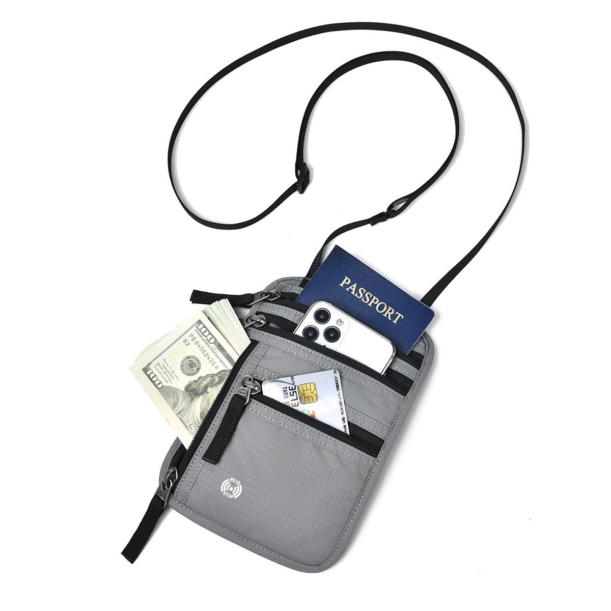 Multi-functional Credentials Travel Passport Bag Abroad