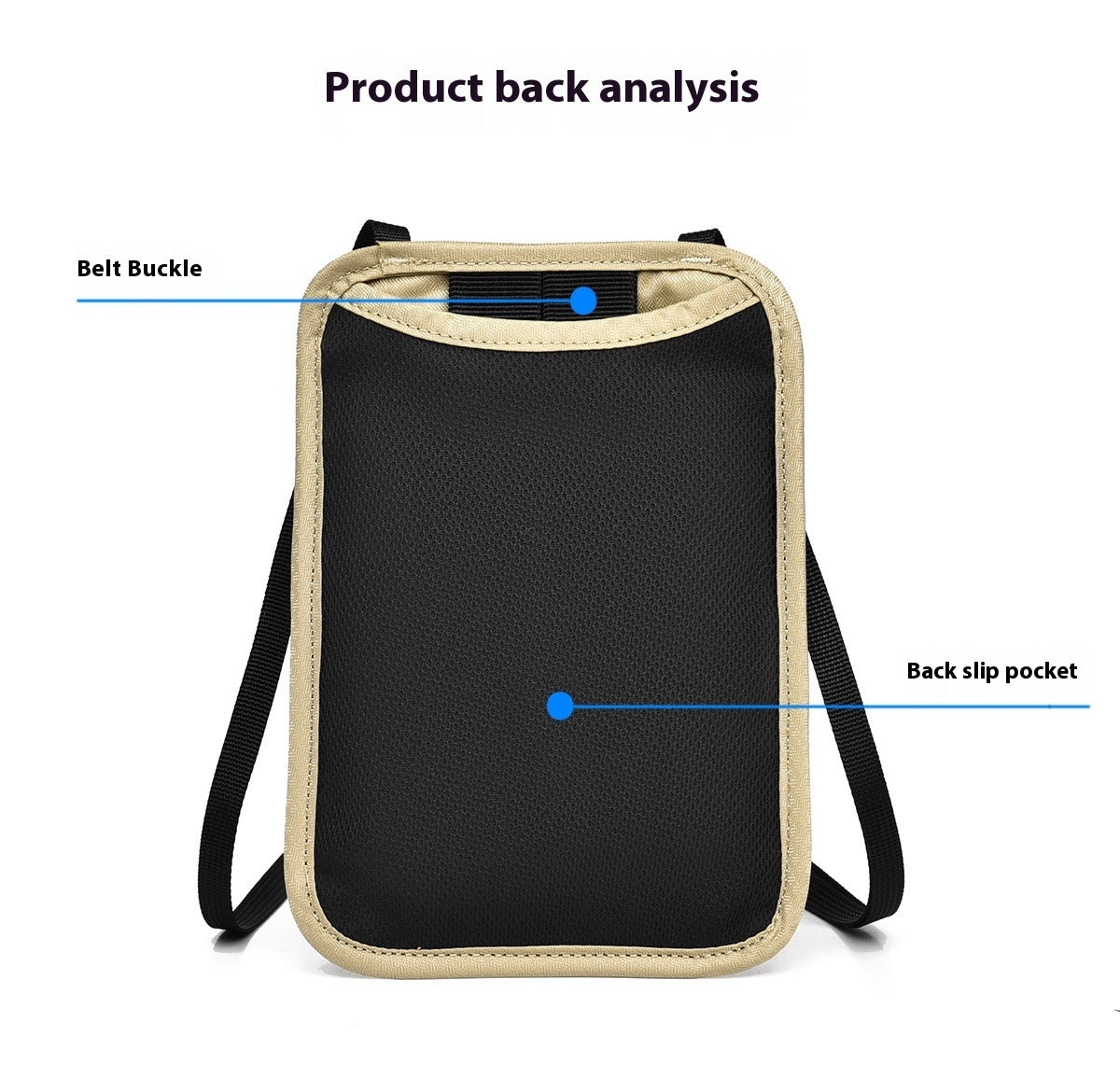 Multi-functional Credentials Travel Passport Bag Abroad
